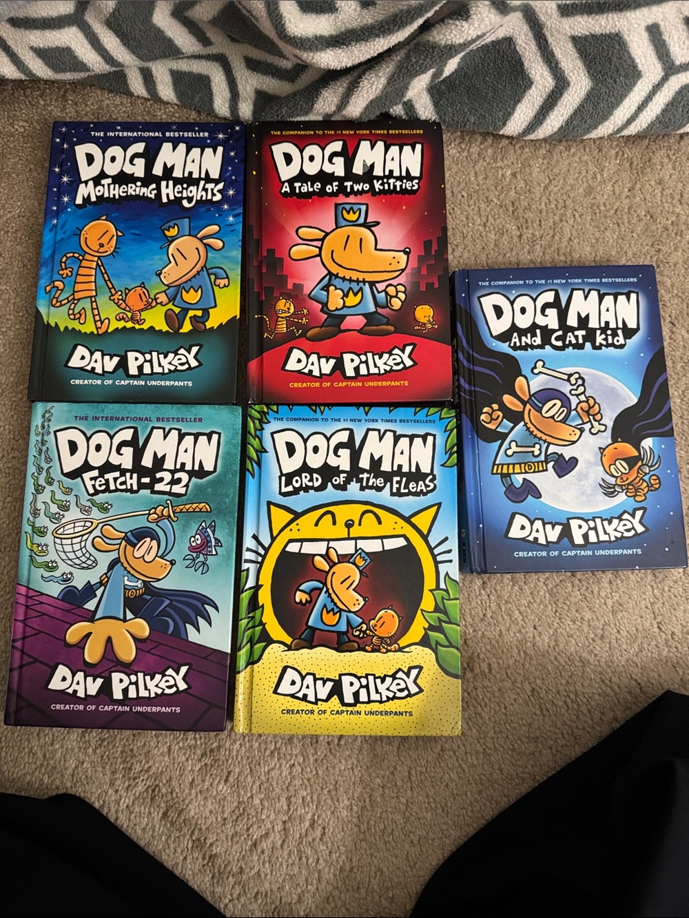 Dog Man Book Collection - Colorful Kids Graphic Novels